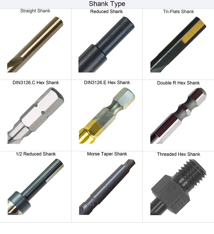 Fully Ground Three Flats Shank HSS M35 Drills Cobalt HSS Pilot Point Twist Drill Bit for Metal Stainless Steel Aluminium (SED-HTPP)