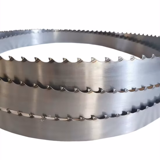 Lame de scie à ruban bimétallique en carbure de coupe coupe en acier pointe de tungstène coupe alternative scie à ruban lames de scie à ruban en métal