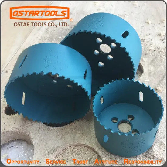 Scie-cloche bimétal HSS avec arbre intégré