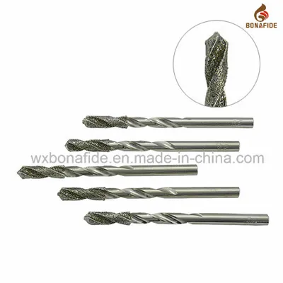 Foret pilote à pointe de diamant électrolytique